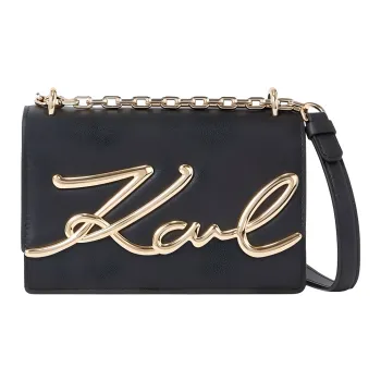 KARL LAGERFELD / Karl Lagerfeld Jeans Signature Leather Shoulder Bag