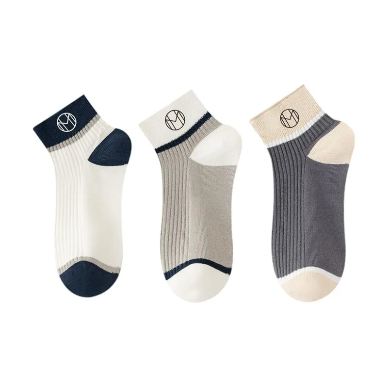 TLXT Ankle Socks Men's Students Outdoor Sports Fitness, Moisture Wicking Odor Resistant, Soft Comfortable Antibacterial-0