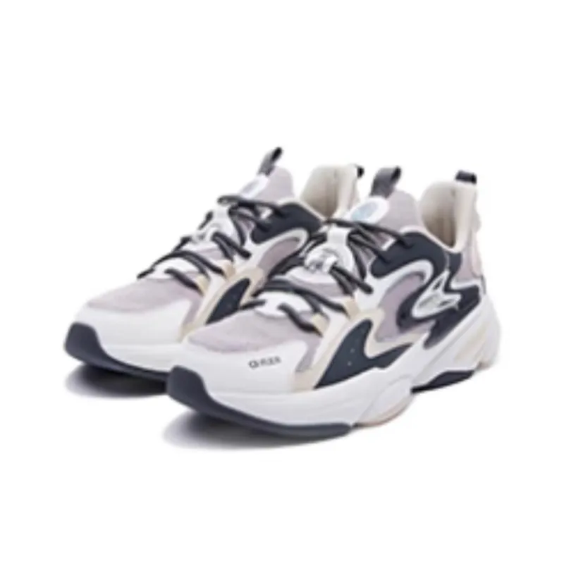 Erke Chi Pan Α Fle Low Top Running Shoes Men's Gray-2
