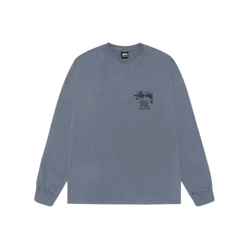 Stussy CLASSIC GEAR LS TEE PIGMENT DYED T Shirt Unisex-3