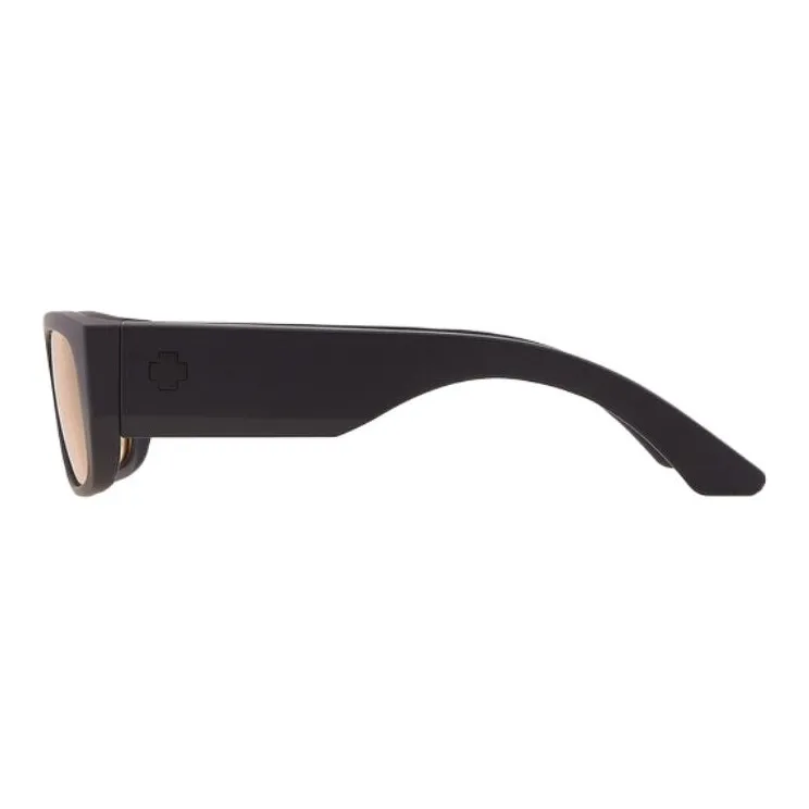 SPY Plastic Rectangular Sunglasses Unisex Black-2