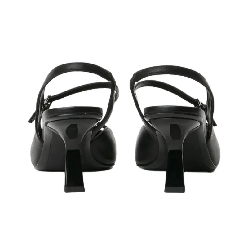 KARL LAGERFELD Karmel Slim Heel High Heels Women's Black-4