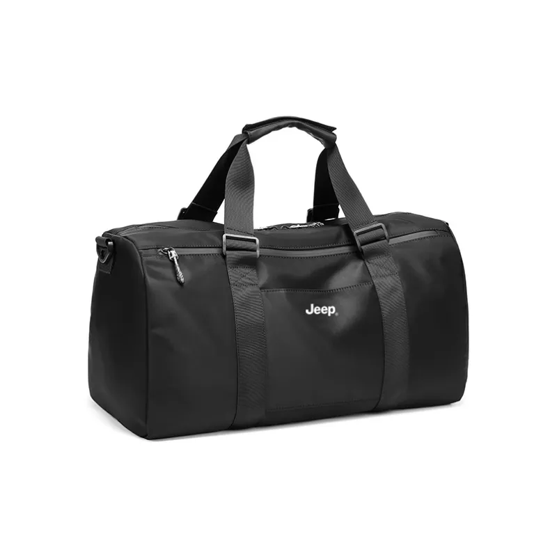 Jeep 33L Nylon Travel Bag, Gym Bag, Handbag Unisex Black-0