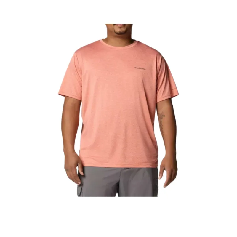 Columbia Hike T Shirts Men Tuscany Heather-0