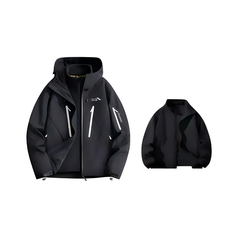 CAN·TORP Abrasion Resistant Lightweight Breathable Waterproof And Windproof Rainproof Windbreaker Jacket Unisex-16