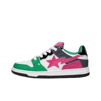 A BATHING APE Bape Low Top Skateboard Shoes Men's Green