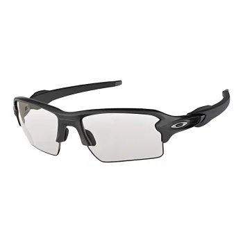 Oakley TR/Memory Plastic Irregular Shape Sunglasses Unisex Black