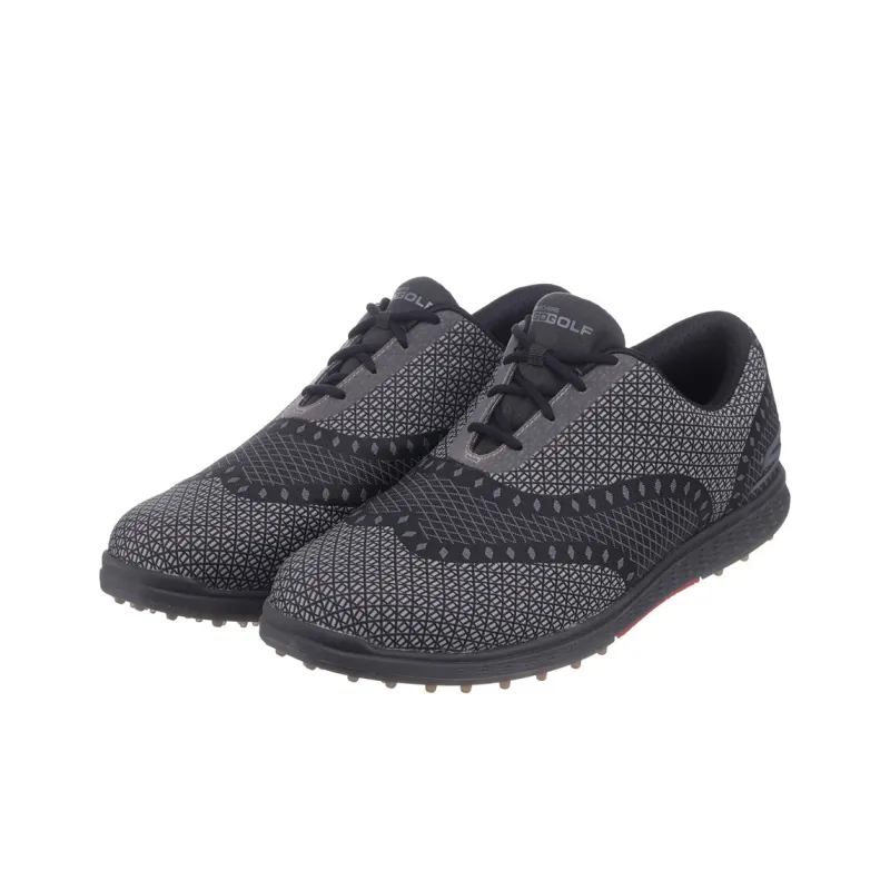 Skechers Go Golf Collection Low Top Golf Shoes Men's Black Gray-2