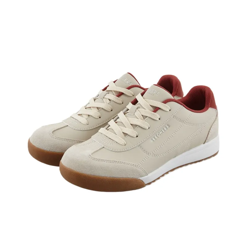 Skechers Zinger 2.0 Low Top Skateboard Shoes Women's Beige-1
