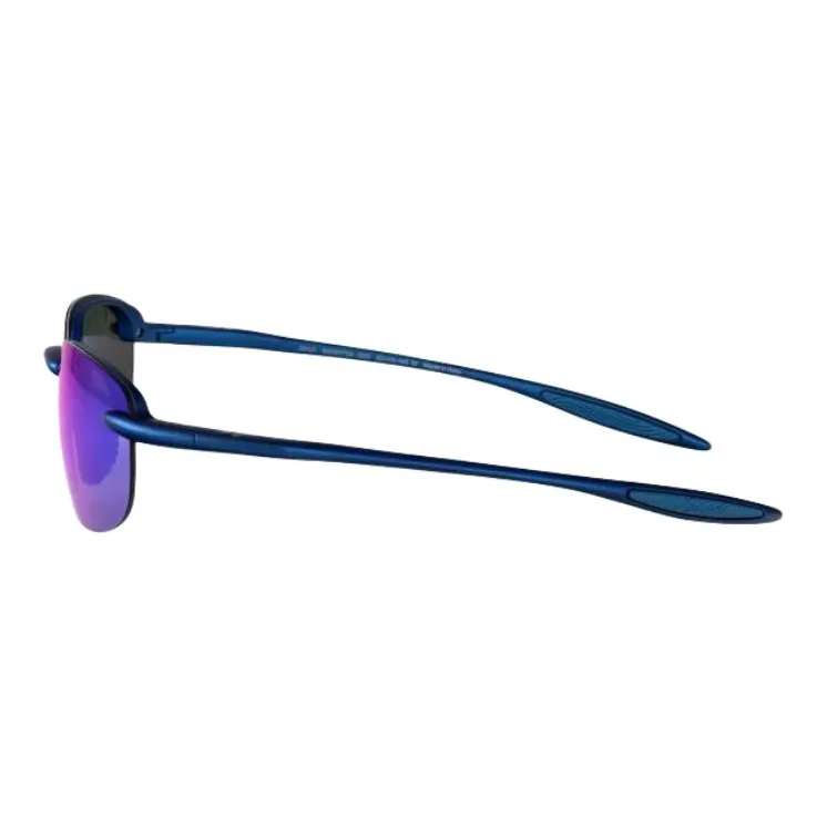 Maui Jim Nylon Irregular Shape Sunglasses Unisex Blue-2