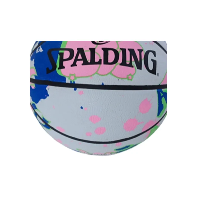 SPALDING Rubber Basketball Multicolor Size 7 Training Unisex-2