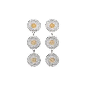 BUCCELLATI BLOSSOMS Series Earrings Women's Silver