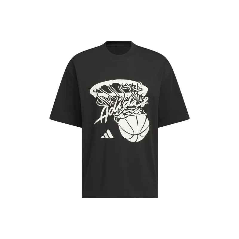 Adidas BASKETBALL SS25 HOT SHOT T SHIRT T Shirt Unisex-0