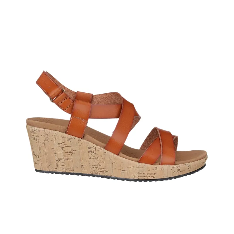 Skechers Beverlee One Strap Sandals Women's Brown-1