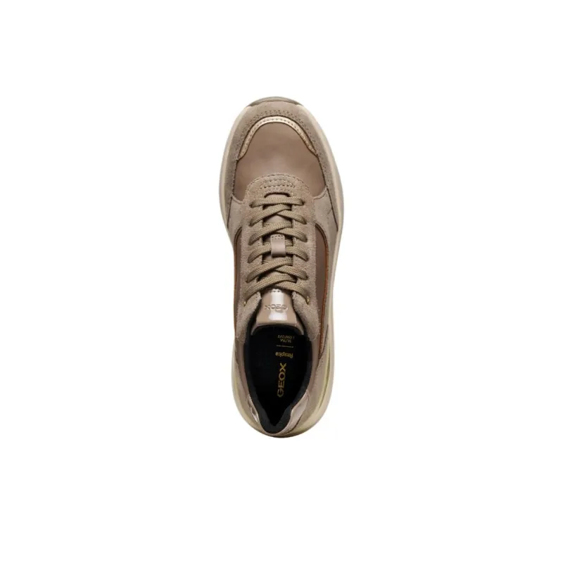 GEOX Spherica Ec13 Low Top Casual Shoes Women's Taupe-6