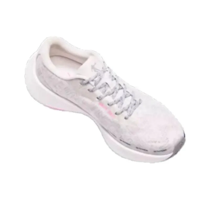 QIAODAN Flying Shadow 3.0 Anti Slip And Wear Resistant Breathable Low Top Running Shoes Men's White Blue Pink-2