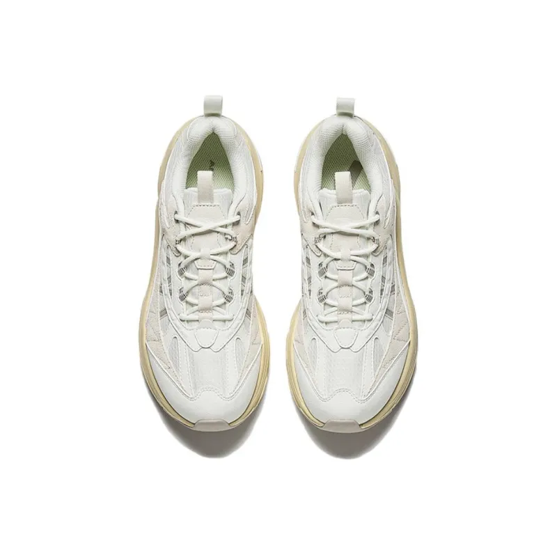 Anta Deep Sea 2 Anti Slip Wear Resistant Low Top City Commute Running Shoes Men's White Gray-2
