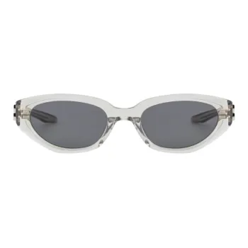 GENTLE MONSTER Metal Plate Frame Acetate Cat Eye Sunglasses Unisex Brown