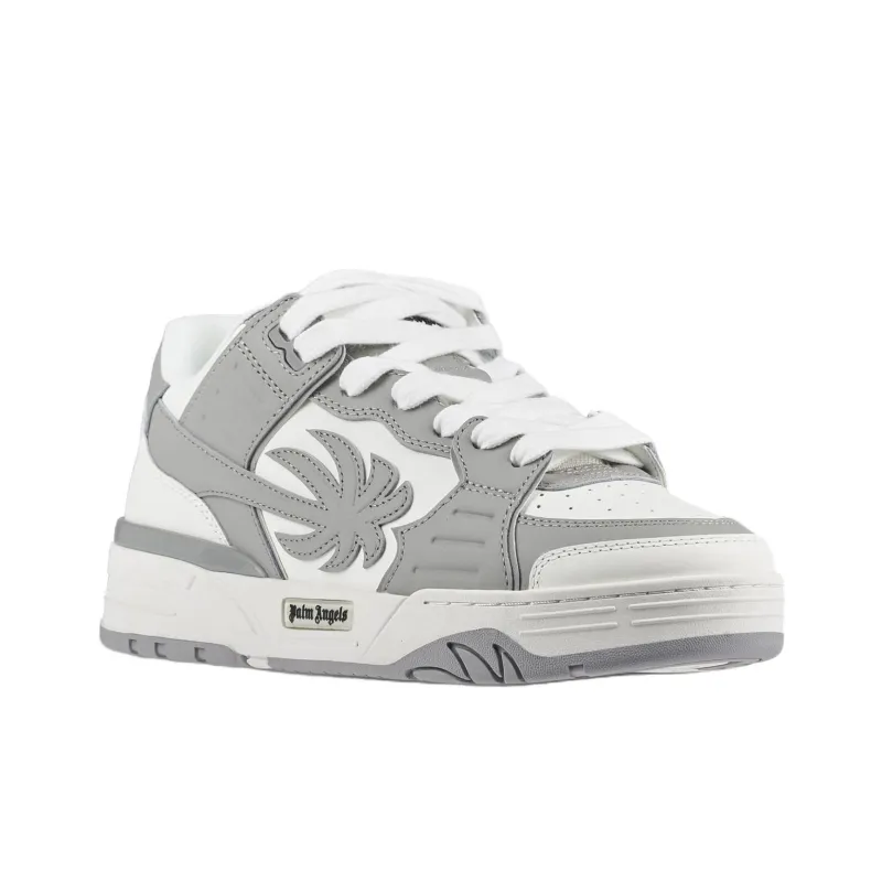 PALM ANGELS Low Top Skateboard Shoes Men's White Gray-1