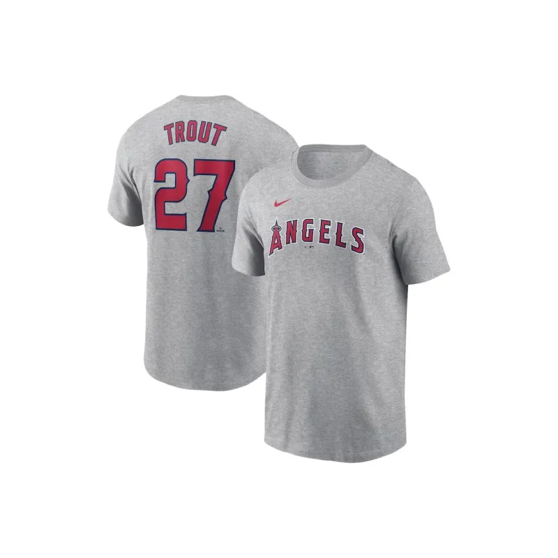 Nike Mike Trout Los Angeles Angels Fuse Men's Nike Mlb T Shirt-2