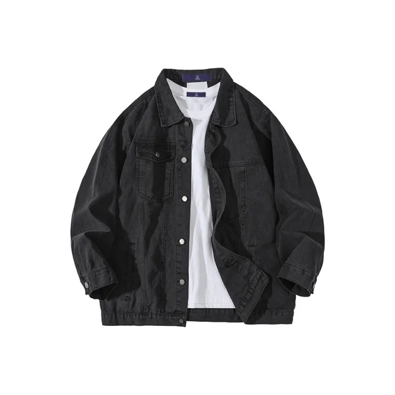 FAX FOR FMACM Spring And Autumn Denim Jacket Unisex-2