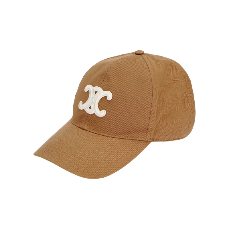 CELINE Triomphe Baseball Cap In Cotton-0