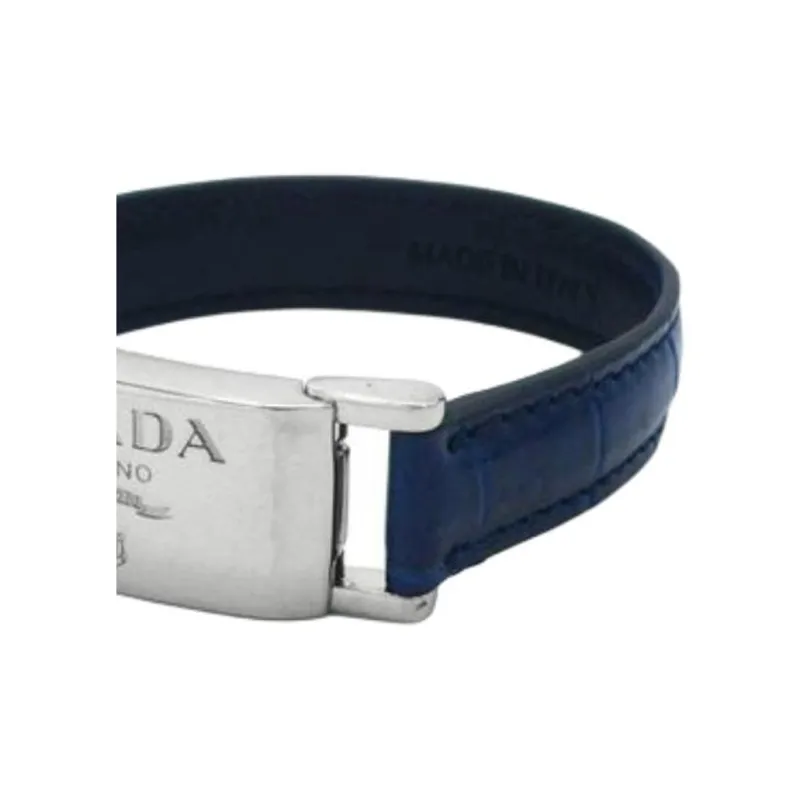 PRADA Metal Wristbands Women's Blue-2