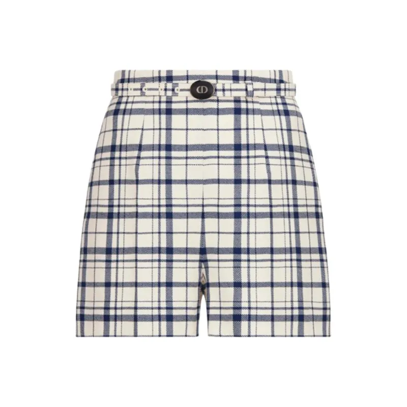 DIOR Quarterly New Products Casual Shorts Women's White-0