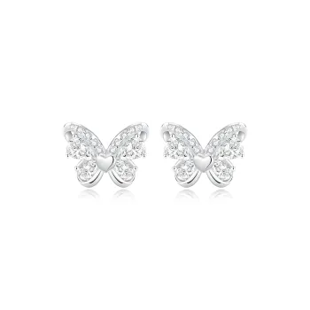 CAREBEARS S925 Silver Stud Earrings Women's