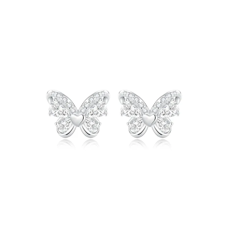 CAREBEARS S925 Silver Stud Earrings Women's-0