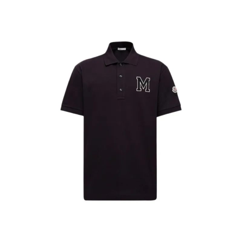Moncler Polo Shirts Men Navy-4