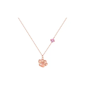 CAREBEARS 925 Sterling Silver Necklaces Women's