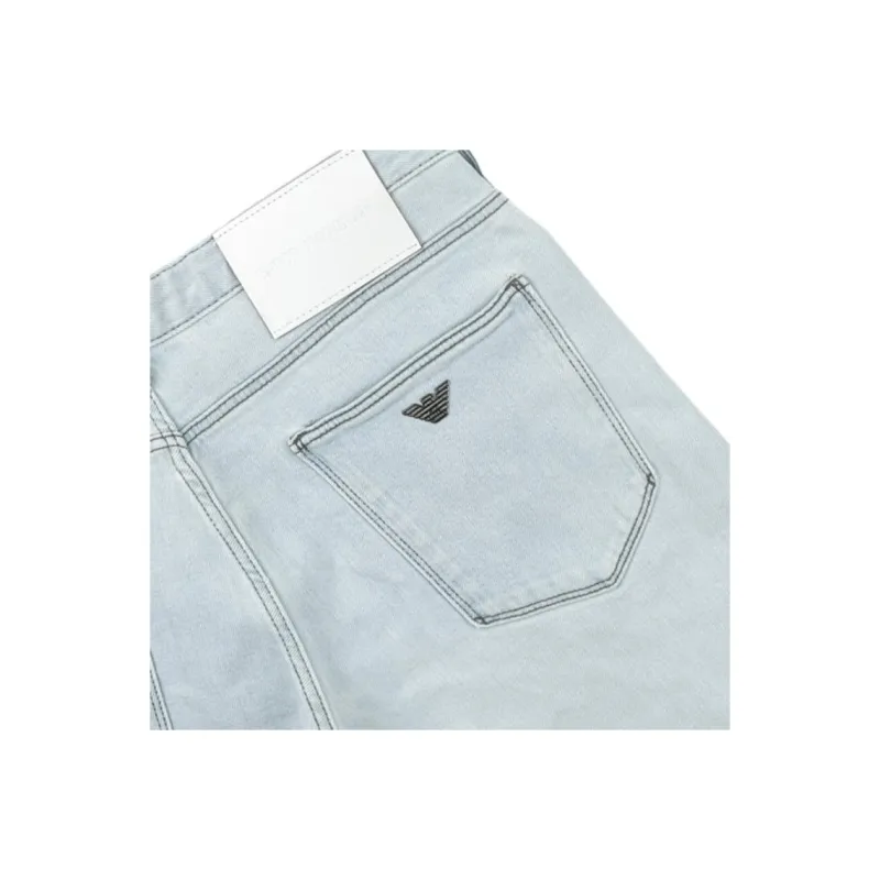 EMPORIO ARMANI EA SS25 Jeans Men's Light Blue-8