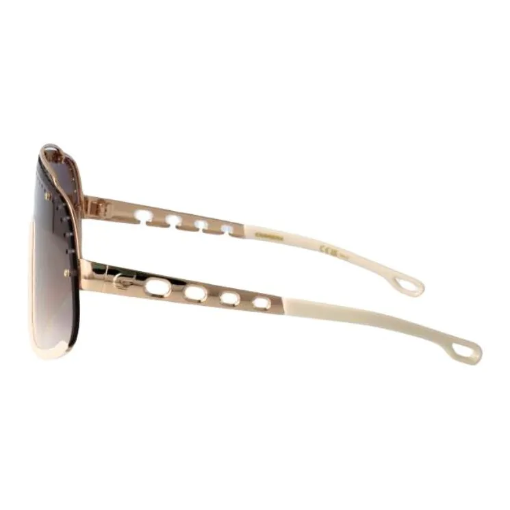 CARRERA Metal Irregular Shape Sunglasses Unisex Gold-1