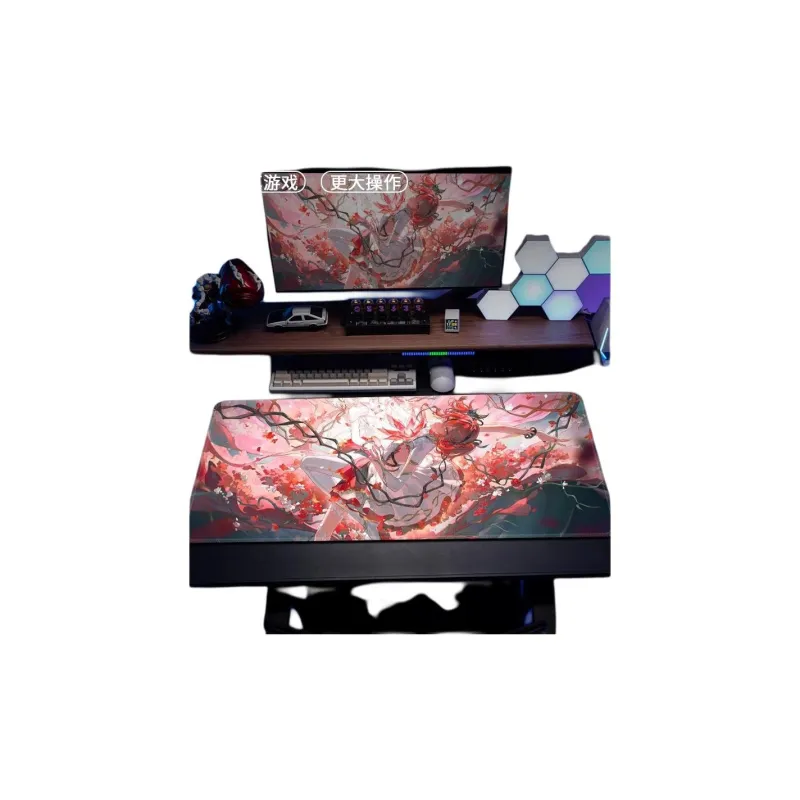 DANYIN Mingchaozun Extra Large, Esports Computer Table Mat, Anime Keyboard Mat, Men's Gaming Slip Resistant Mouse Pads-2