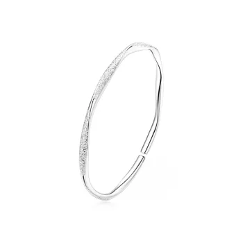 ZSY 999 Fine Silver Sterling Silver Bangle Women's