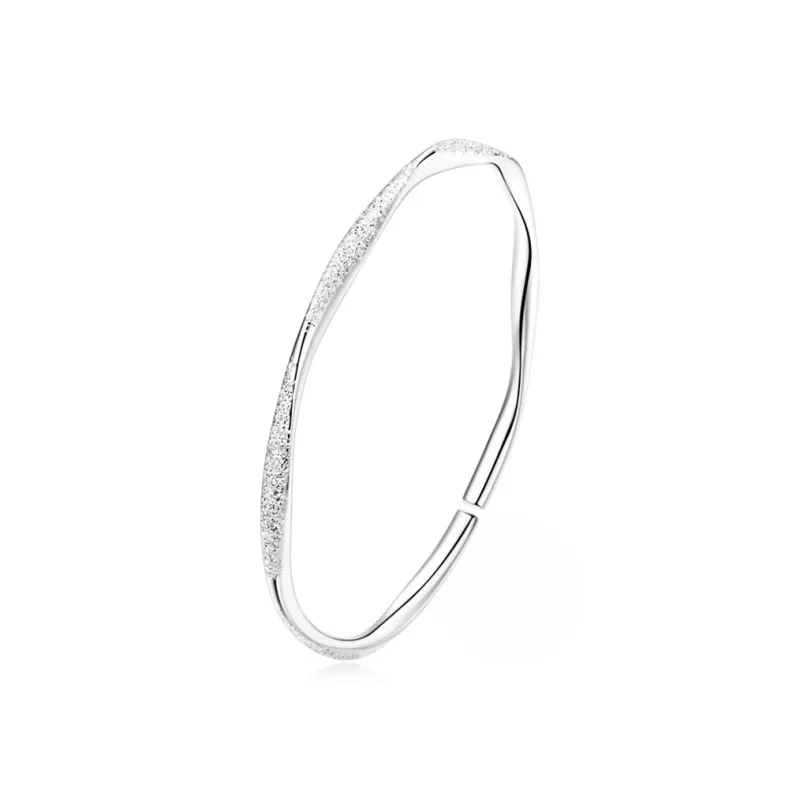 ZSY 999 Fine Silver Sterling Silver Bangle Women's-0