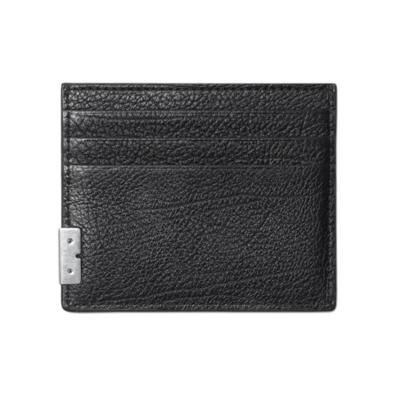Burberry Calfskin Card Holder Card Holder Men's Black-1