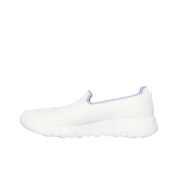 Skechers GO WALK Joy Low Top Casual Shoes Women's White Purple