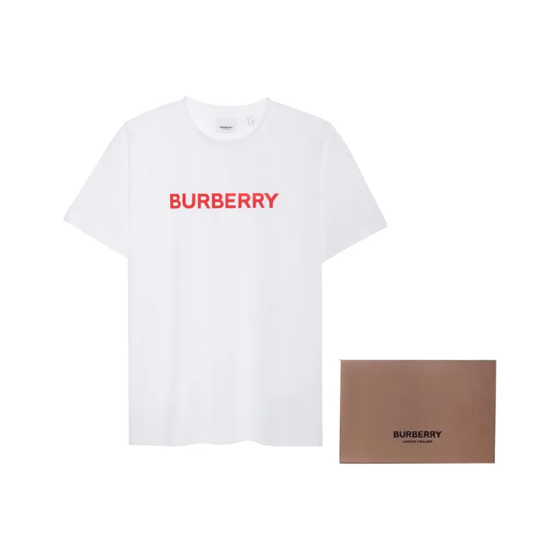 Burberry Logo print Cotton T shirt-3