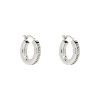VERSACE Metal Earrings Men's Gold
