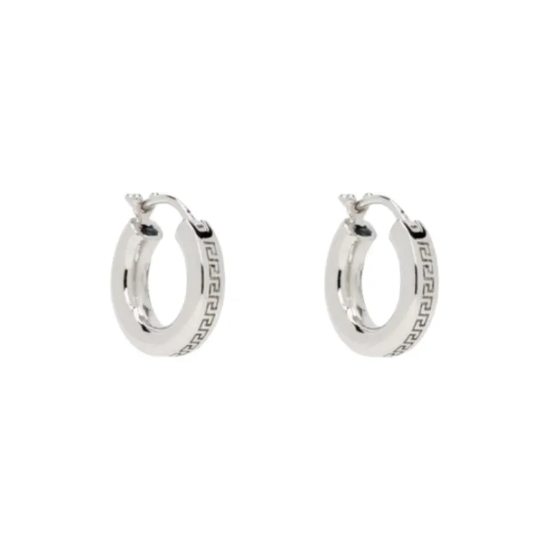 VERSACE Metal Earrings Men's Gold-1