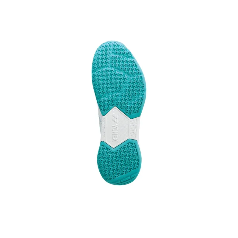 YONEX Abrasion Resistant Breathable Low Top Badminton Shoes Unisex White Green-1