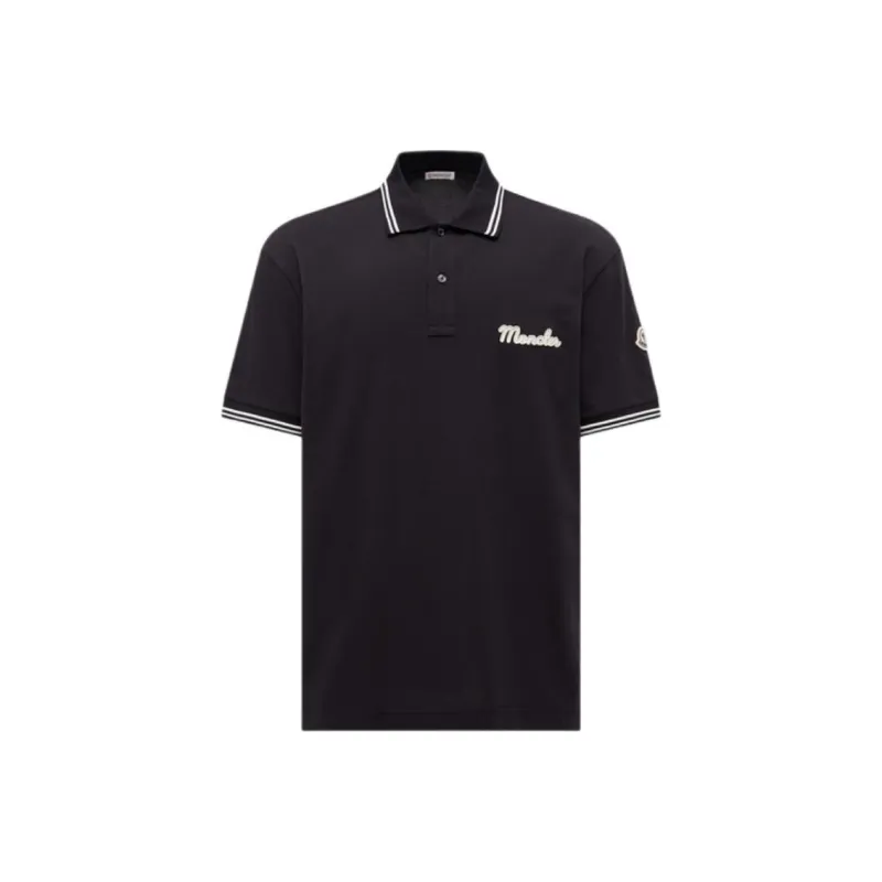 Moncler Polo Shirts Men Blue-4