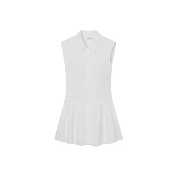 FRAME Sleeveless Dresses Women's White