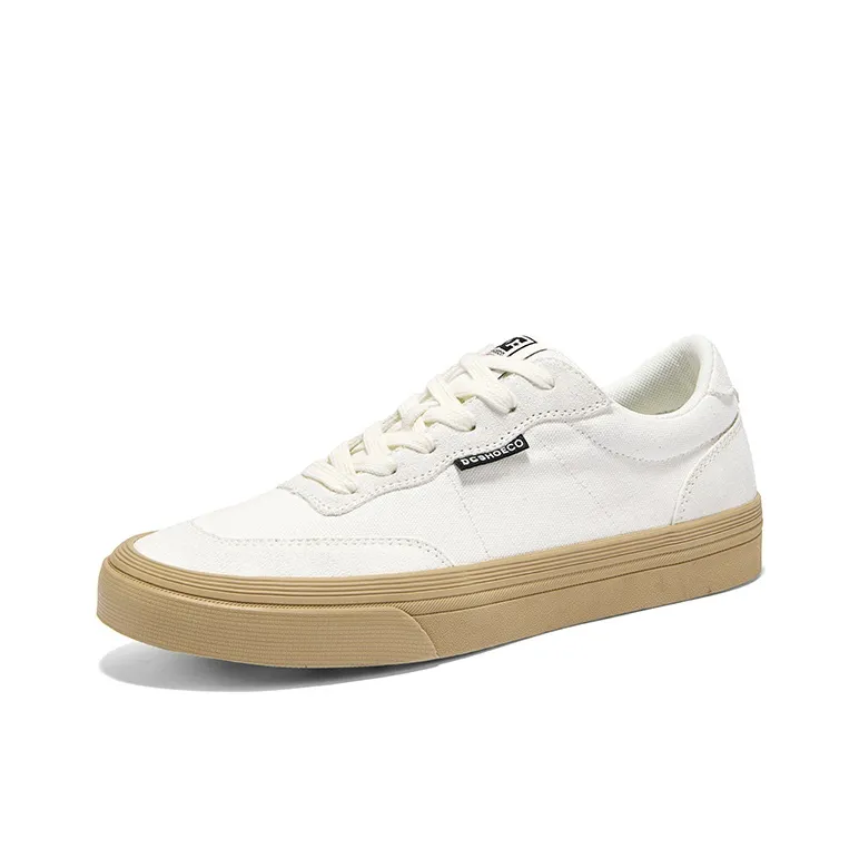 DC Shoes CANVAS CAS Abrasion Resistant Low Top Skateboard Shoes Men's Oxford White-1