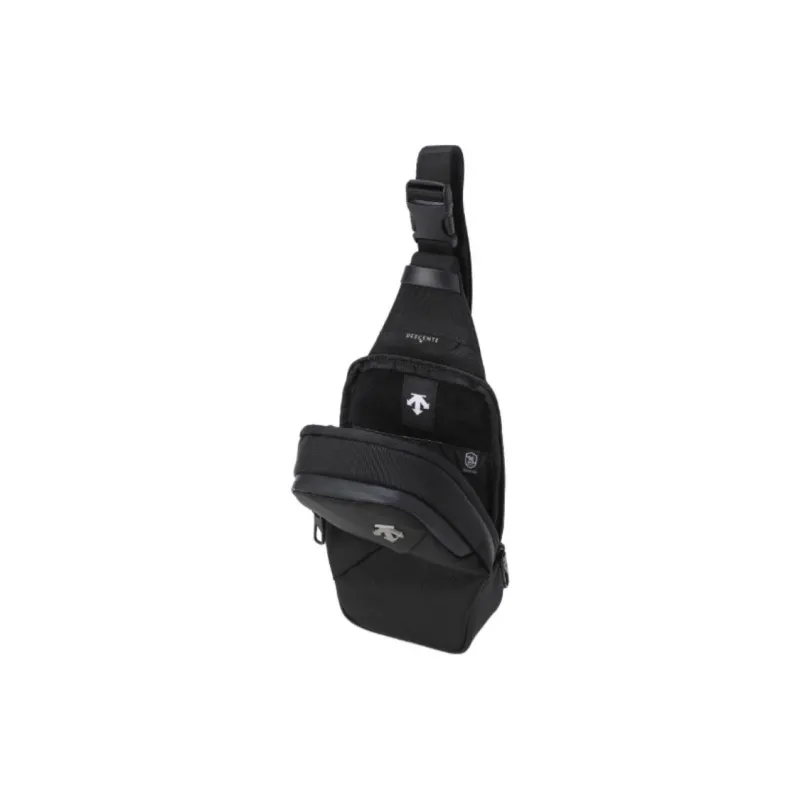 DESCENTE Nylon Sling Bag Unisex Black-4
