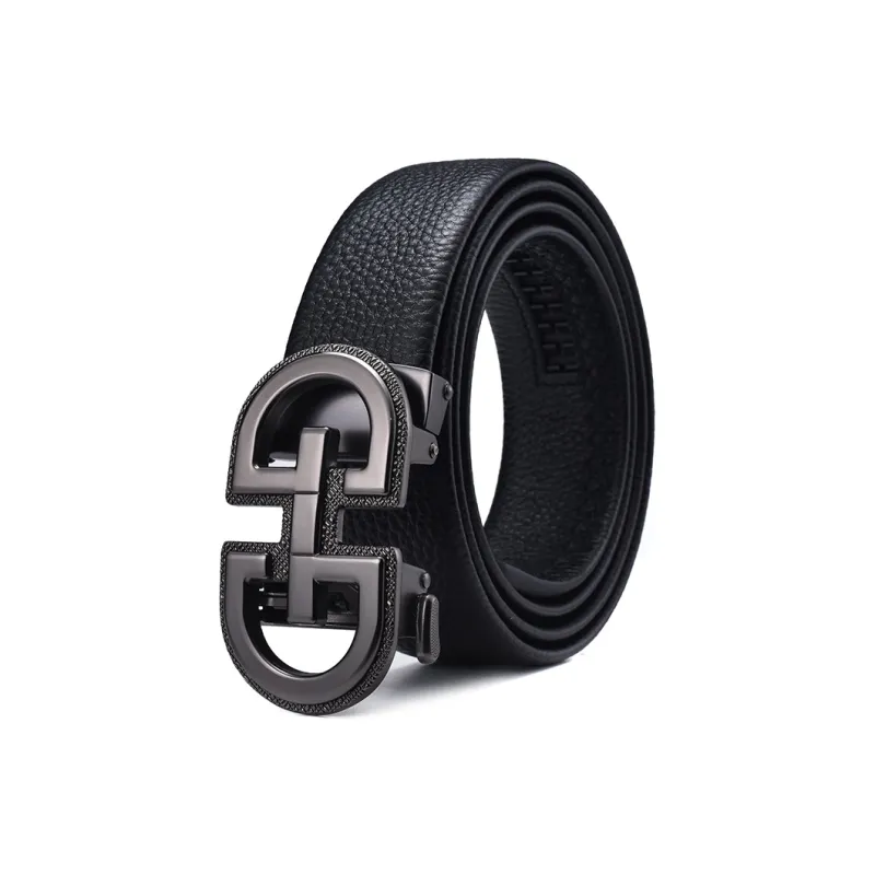 CALOWE KOLEVN Top Grain Cow Leather Belts Men's Width 3.5cm-0