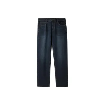 Three body X HLA Three body Jeans Men Blue Gray Denim Gradient Dark 7G