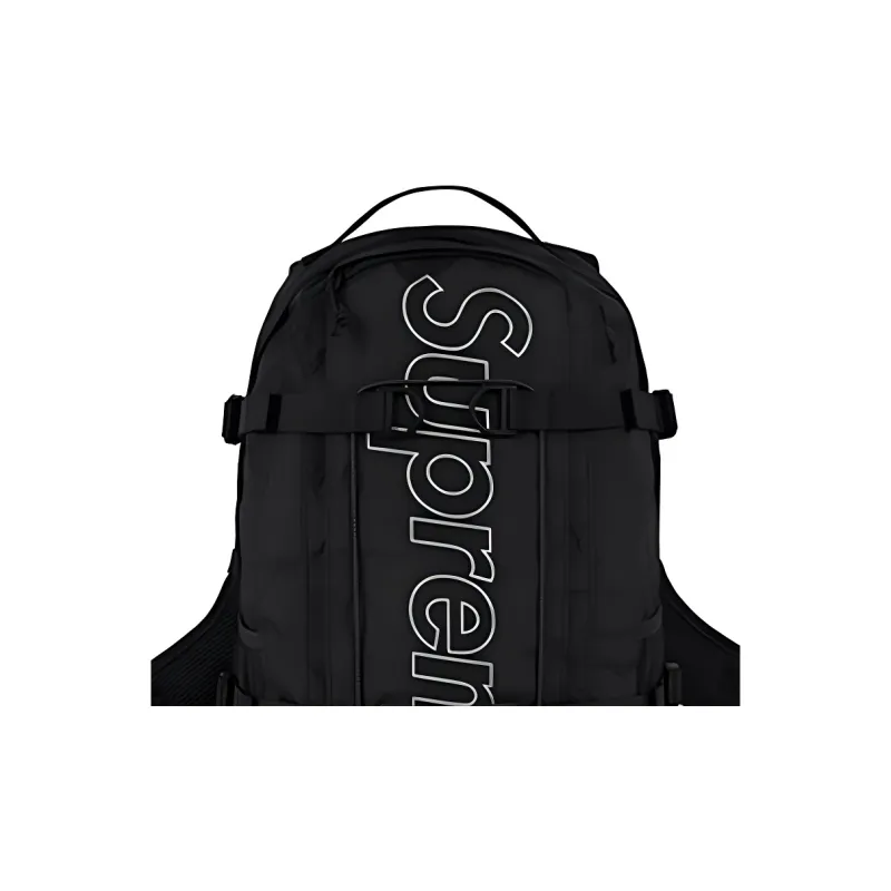 Supreme FW18 PVC Polyvinyl Chloride Backpack Unisex Black-4